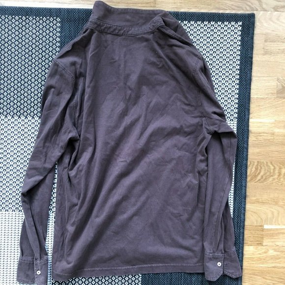 TINCATI Coffee Brown Polo Shirt Pullover, 100% Cotton (Italian), Size Medium - Picture 13 of 16